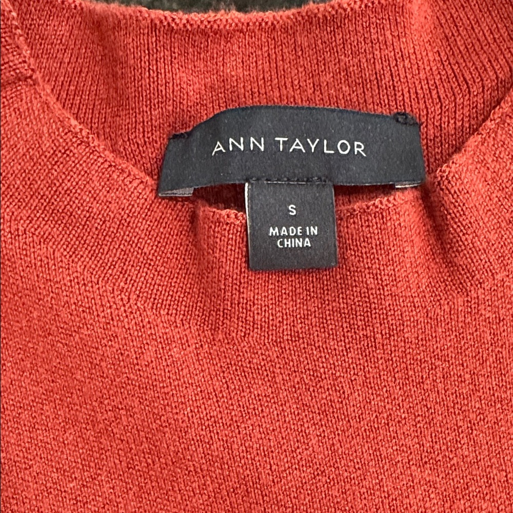 Ann Taylor Sleeveless Midi Dress - Red and Pink - Picture 3 of 8